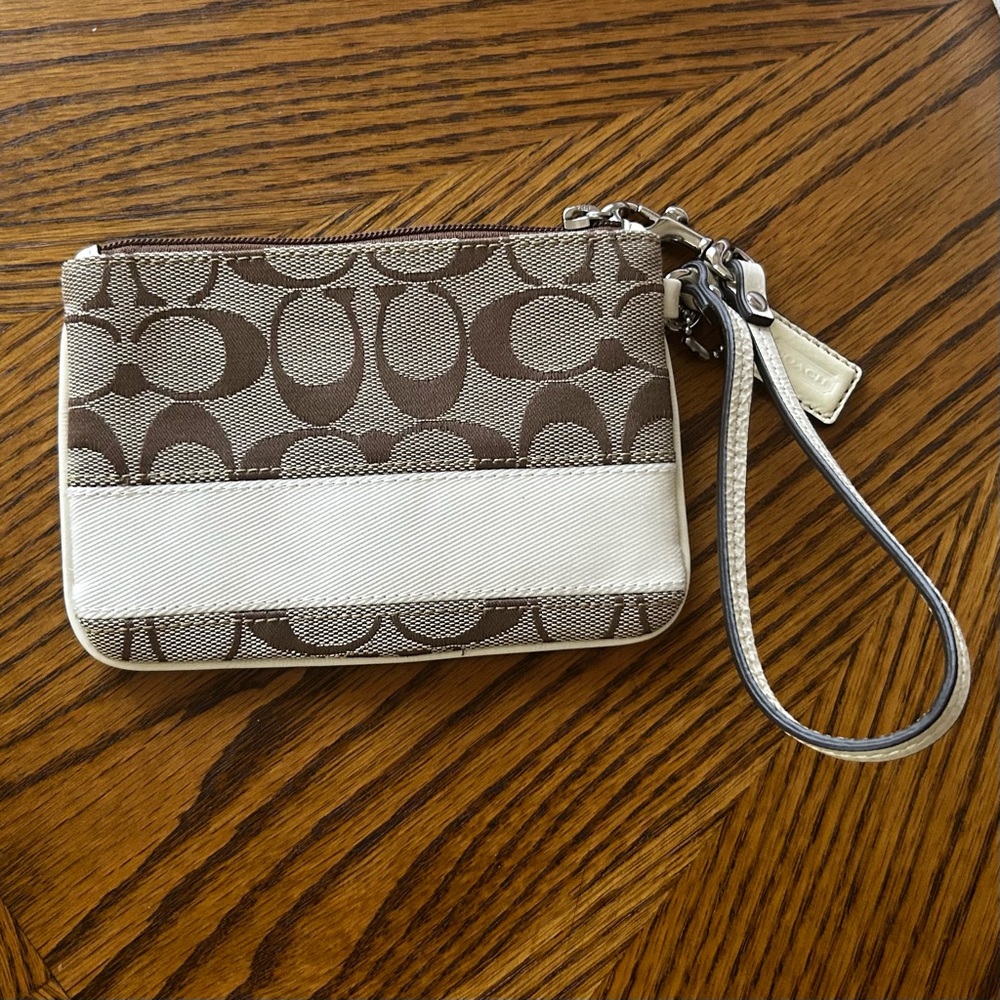 Coach | Signature Stripe Wristlet - Picture 7 of 12